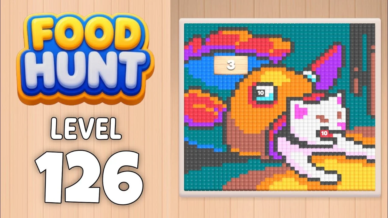 Food Hunt Level 126 board layout