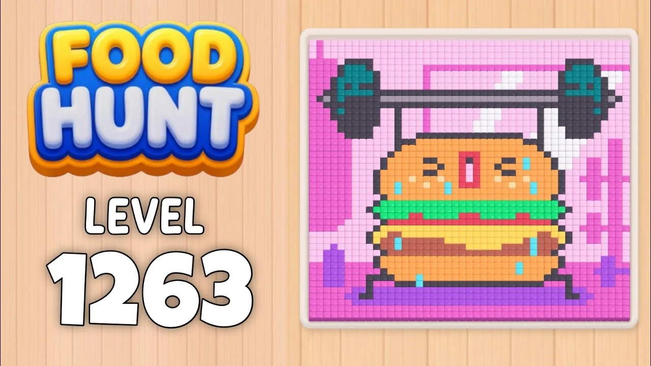 Food Hunt Level 1263 board layout