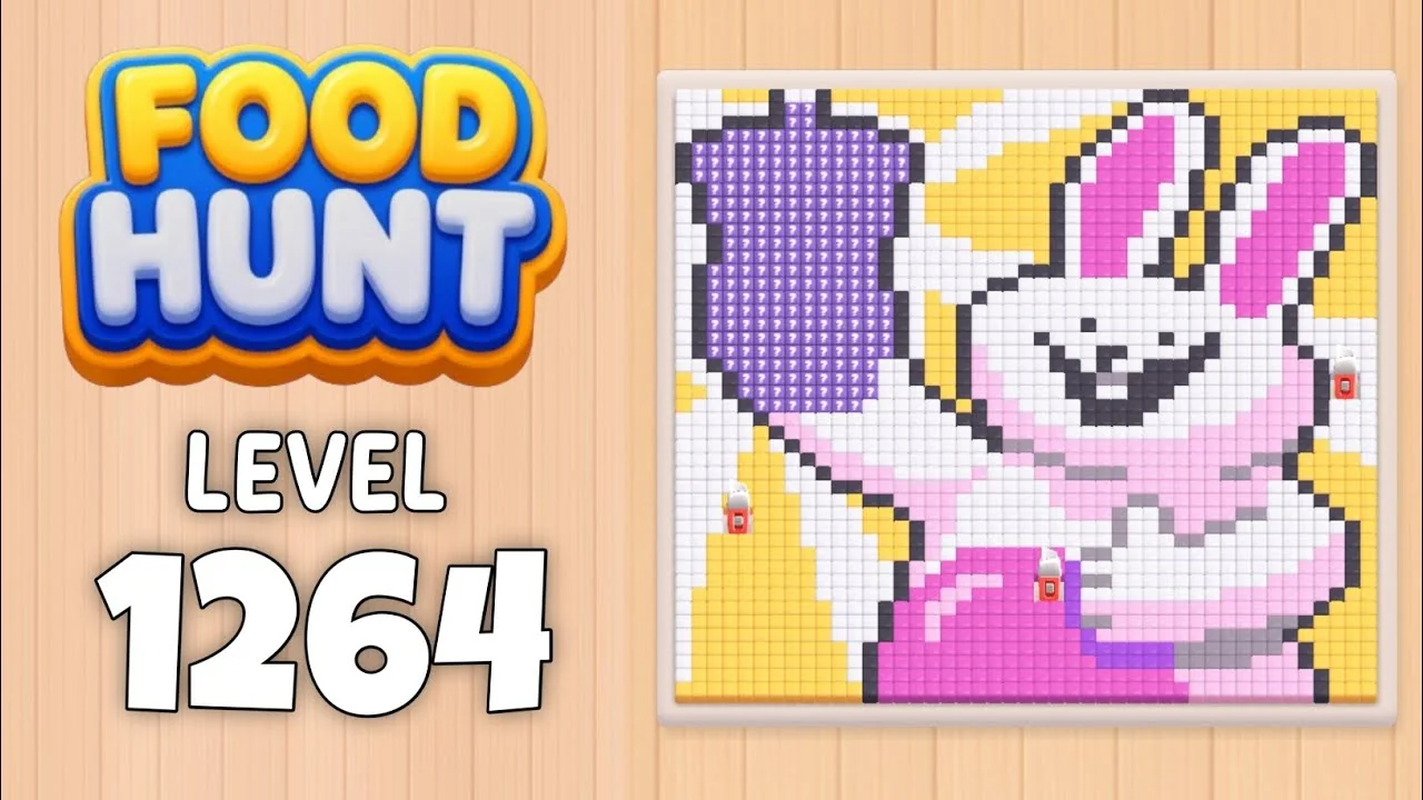 Food Hunt Level 1264 board layout