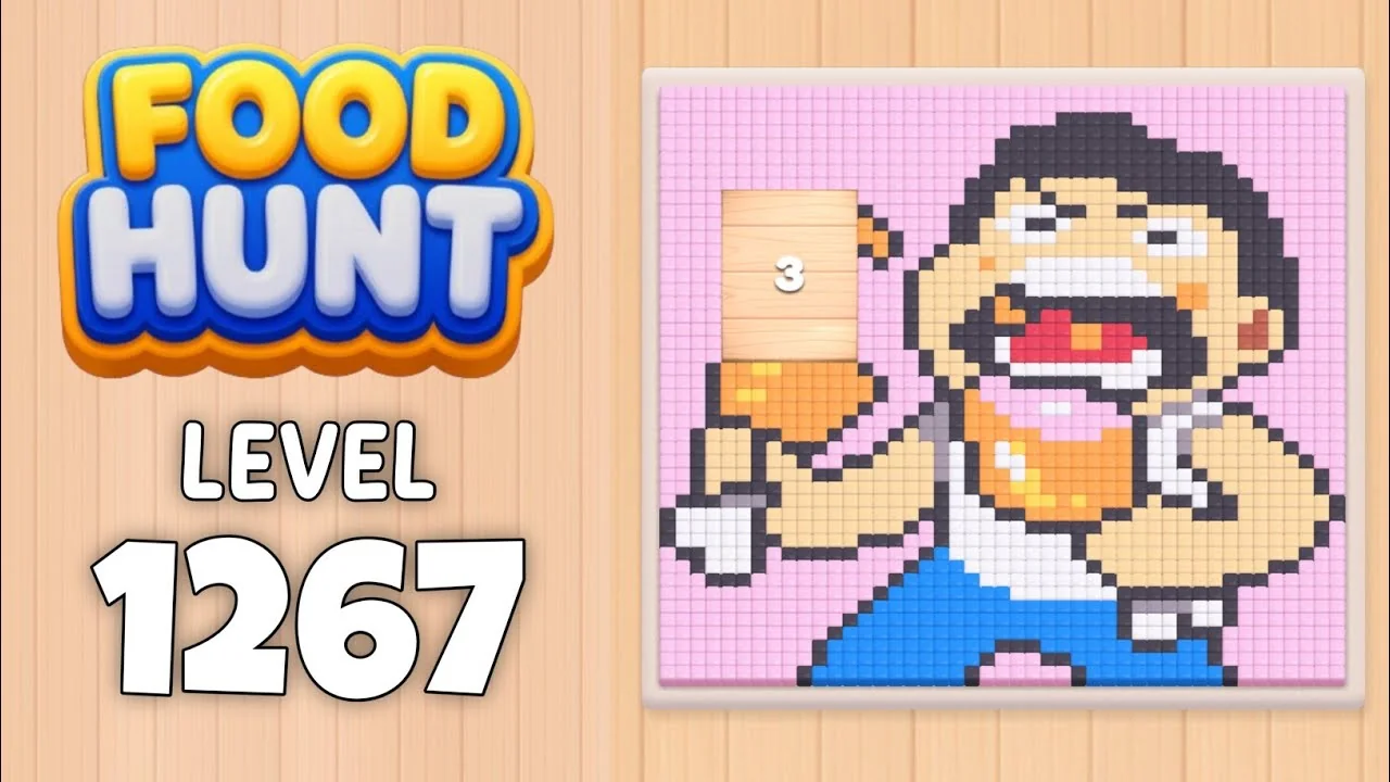 Food Hunt Level 1267 board layout