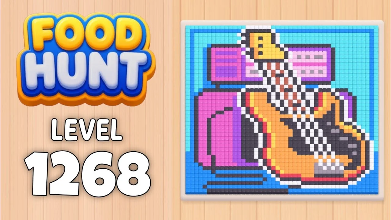 Food Hunt Level 1268 board layout