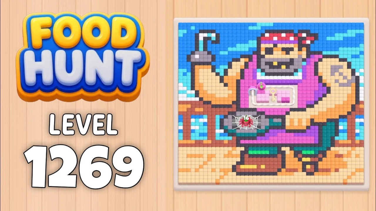 Food Hunt Level 1269 board layout