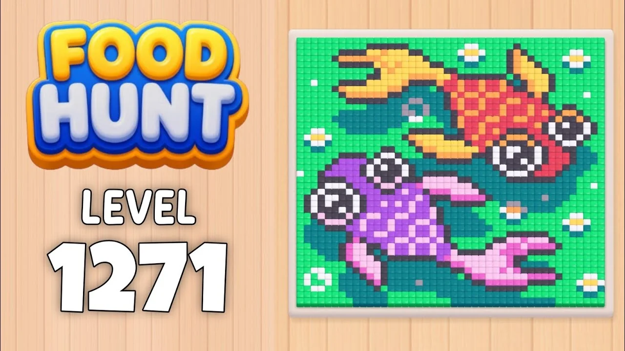 Food Hunt Level 1271 board layout