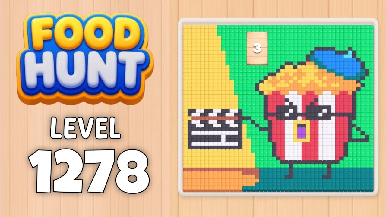 Food Hunt Level 1278 board layout