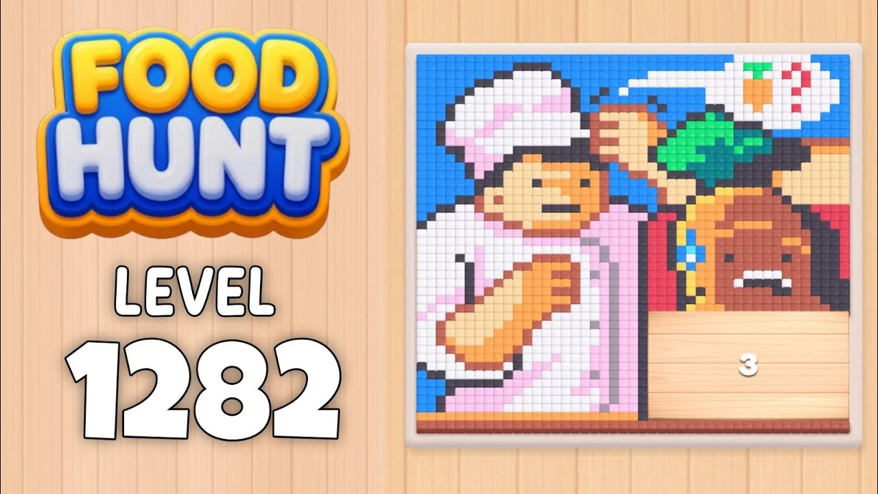 Food Hunt Level 1282 board layout