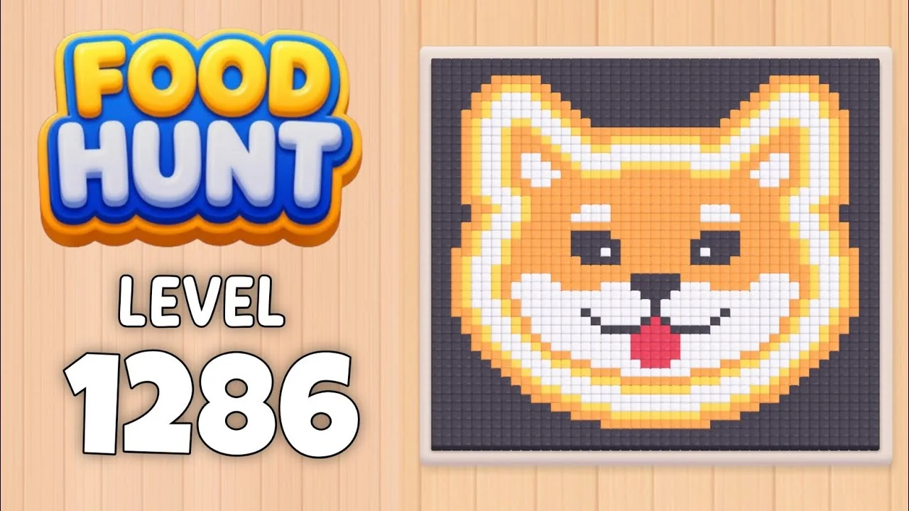 Food Hunt Level 1286 board layout