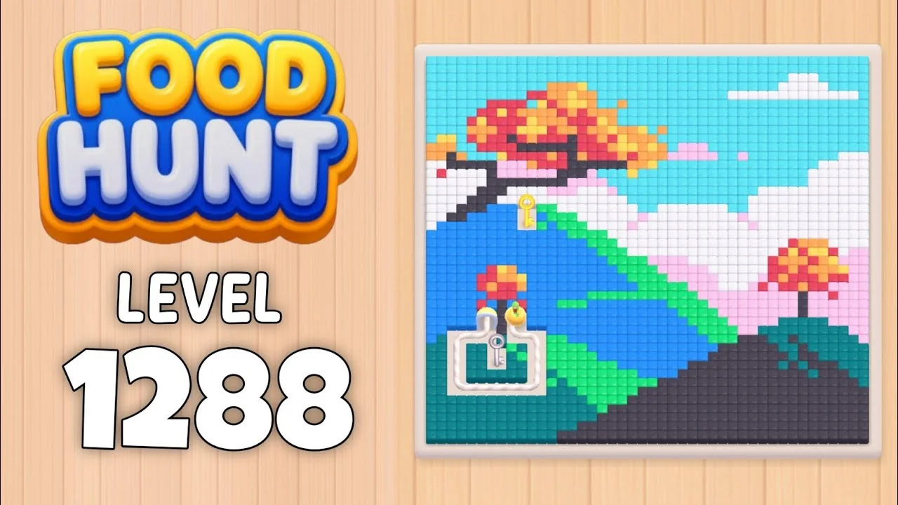 Food Hunt Level 1288 board layout