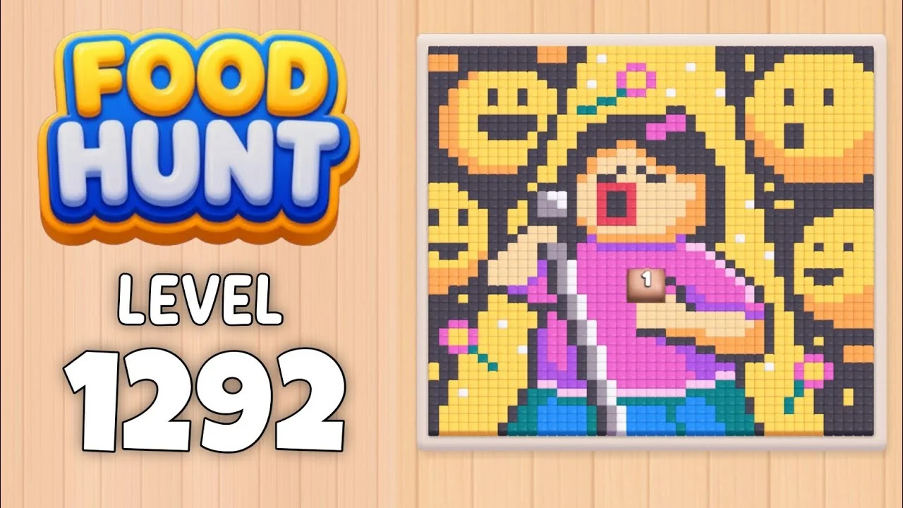 Food Hunt Level 1292 board layout