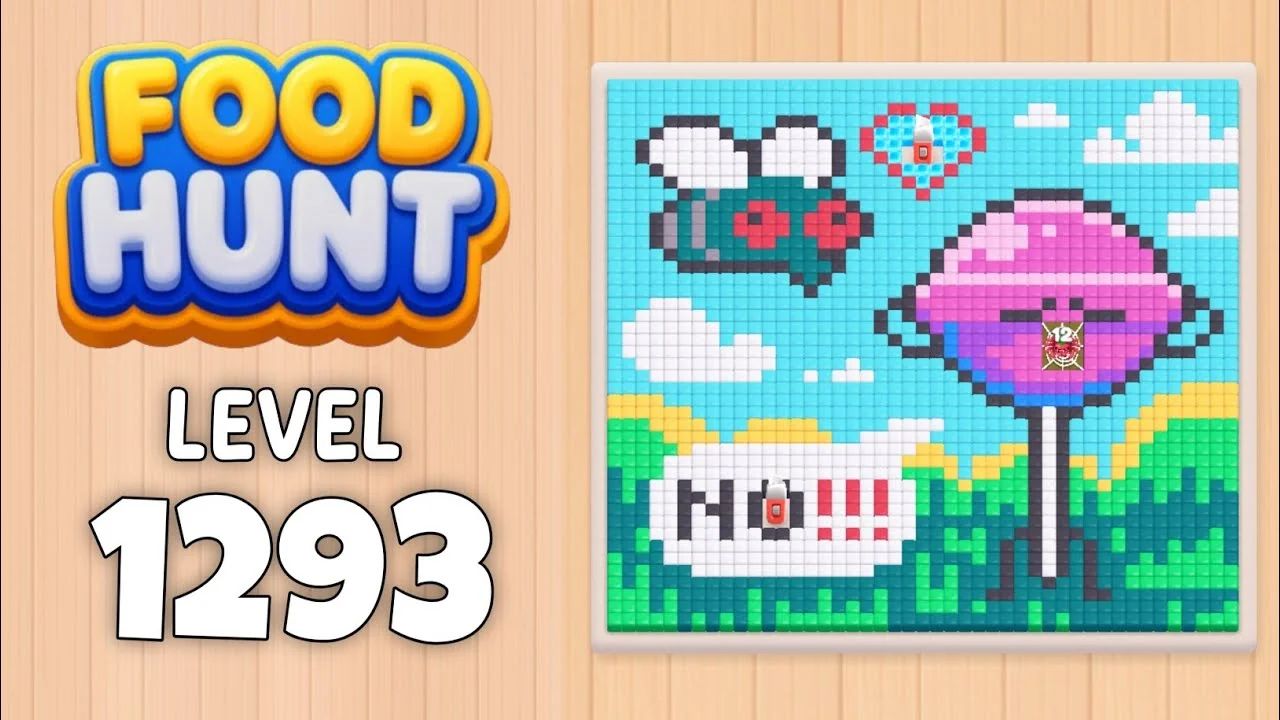 Food Hunt Level 1293 board layout