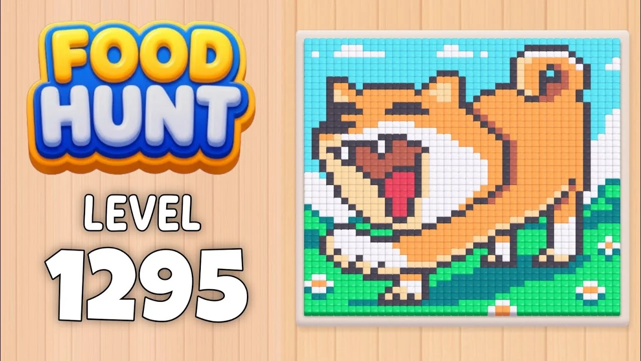 Food Hunt Level 1295 board layout