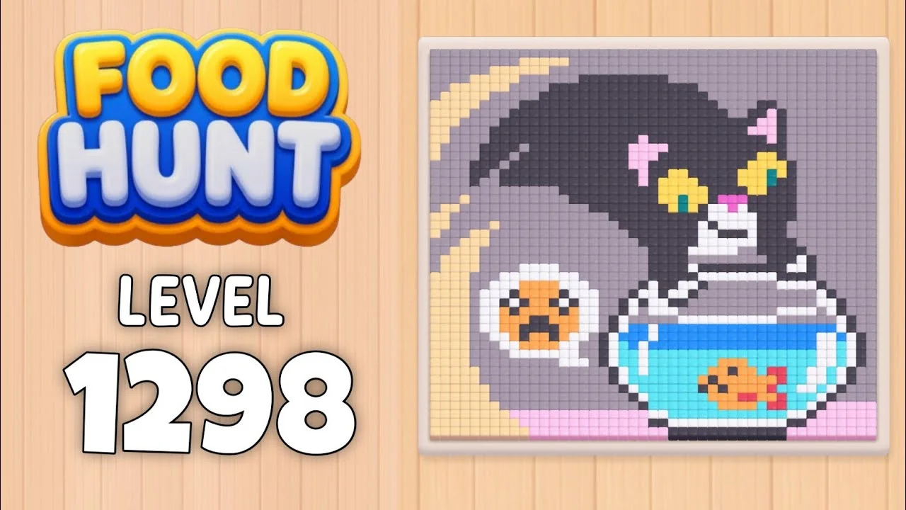 Food Hunt Level 1298 board layout