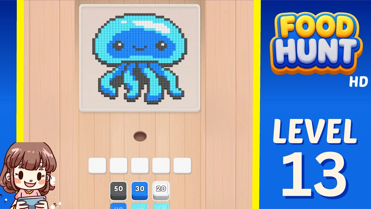 Food Hunt Level 13 board layout