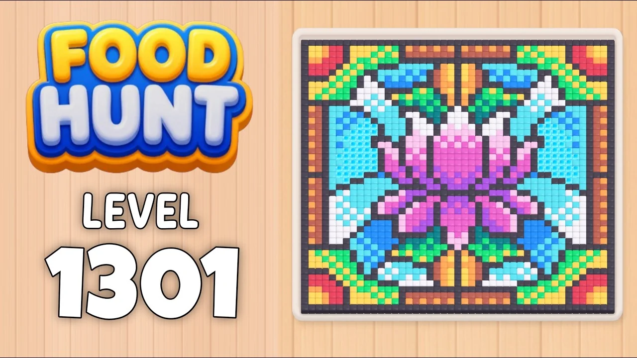 Food Hunt Level 1301 board layout