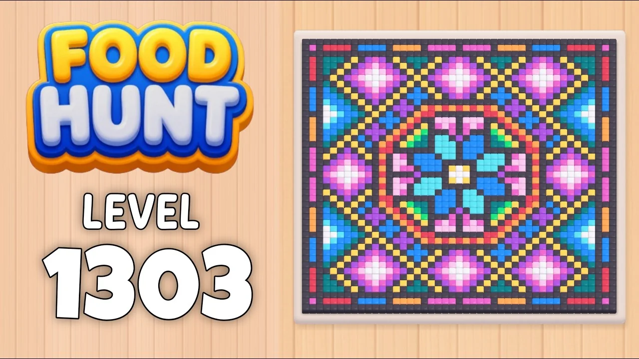 Food Hunt Level 1303 board layout