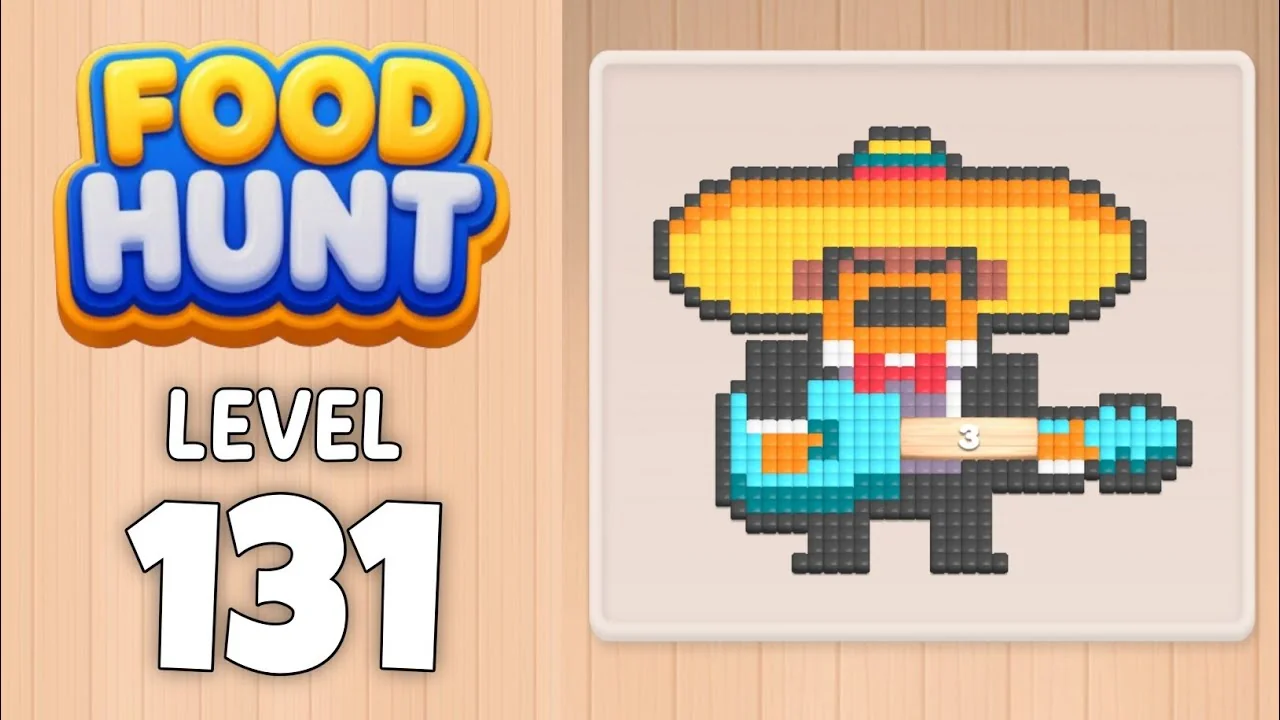 Food Hunt Level 131 board layout