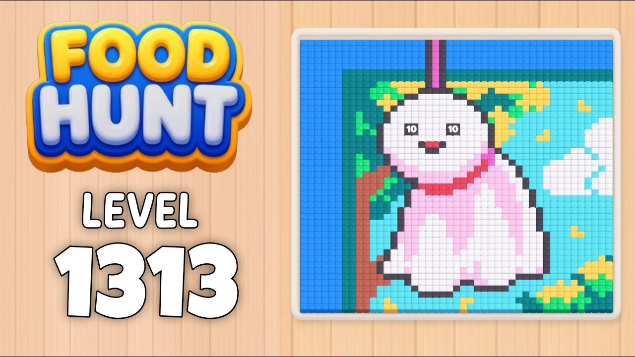 Food Hunt Level 1313 board layout