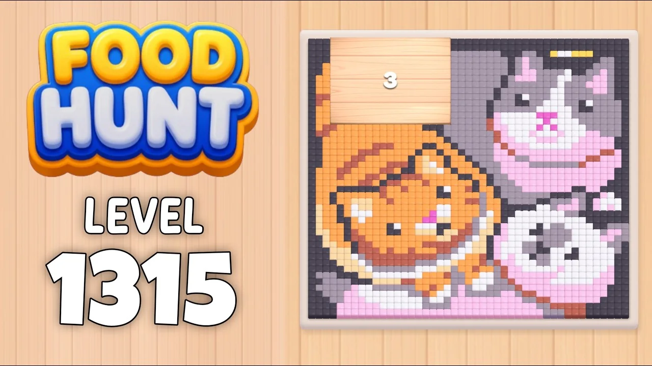 Food Hunt Level 1315 board