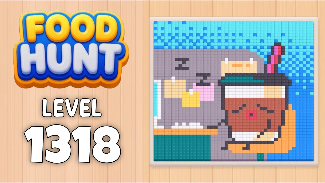Food Hunt Level 1318 board layout