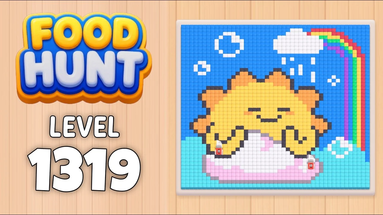 Food Hunt Level 1319 board layout