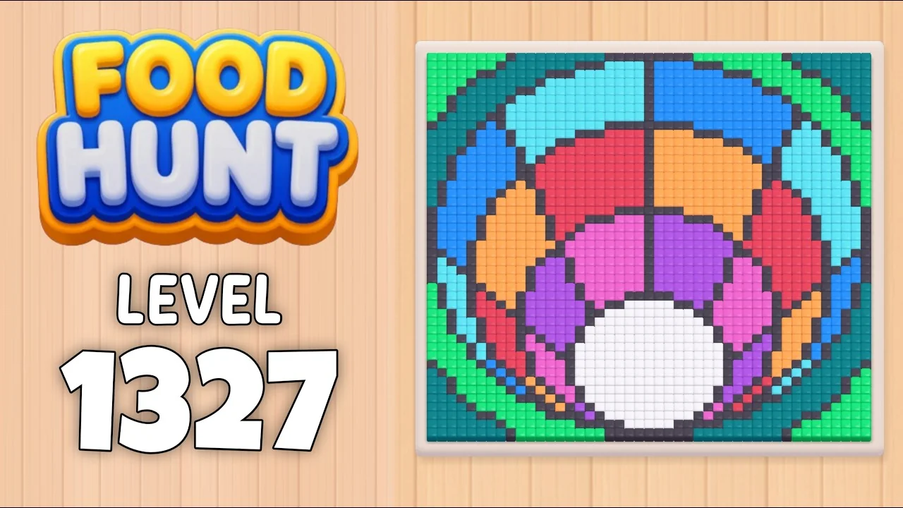 Food Hunt Level 1327 board layout
