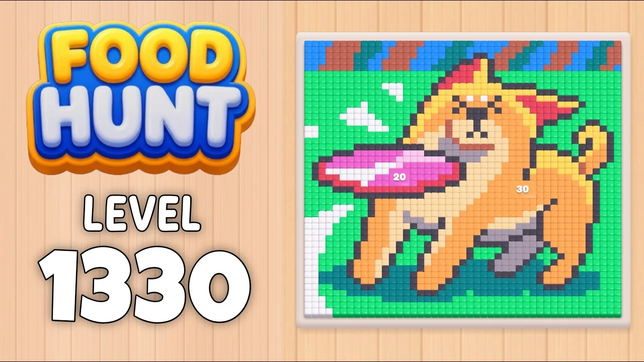Food Hunt Level 1330 board layout