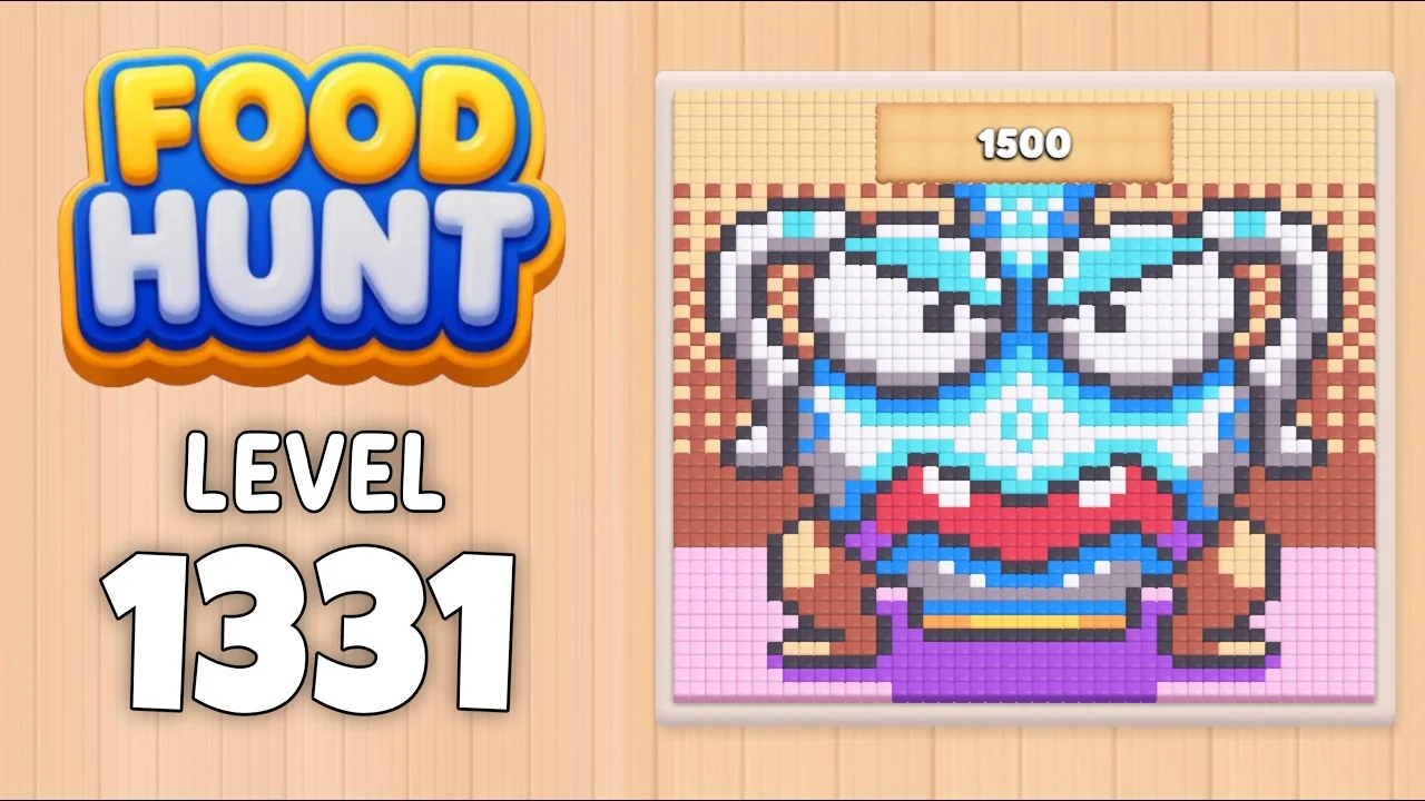 Food Hunt Level 1331 board layout