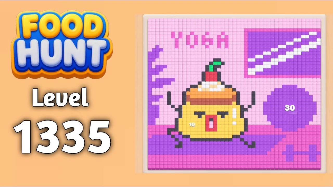 Food Hunt Level 1335 board layout