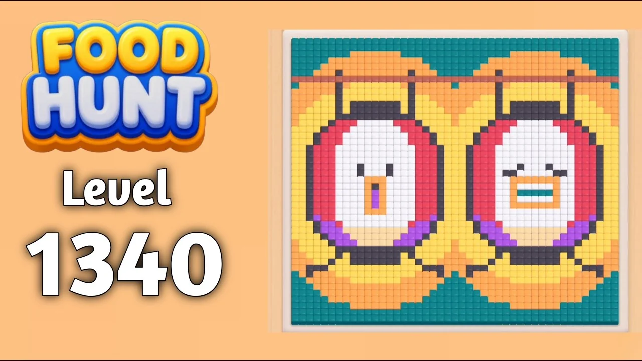 Food Hunt Level 1340 board layout