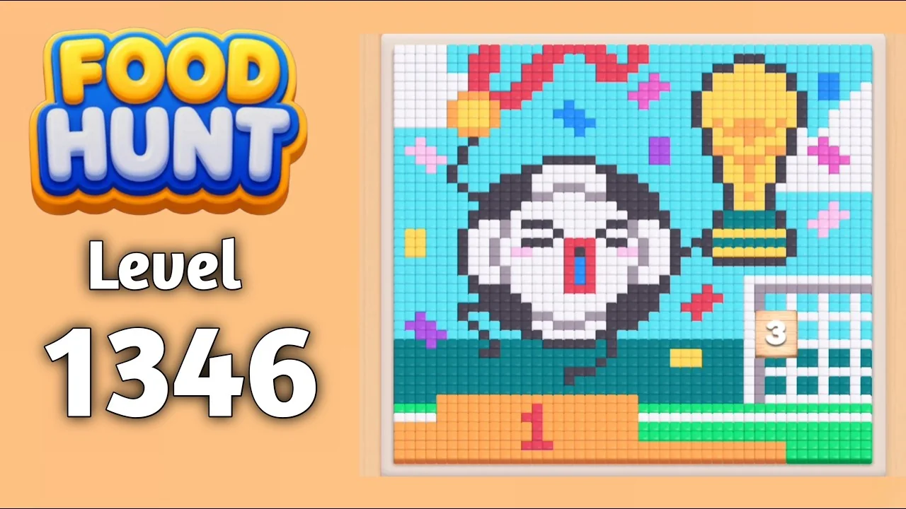 Food Hunt Level 1346 board layout
