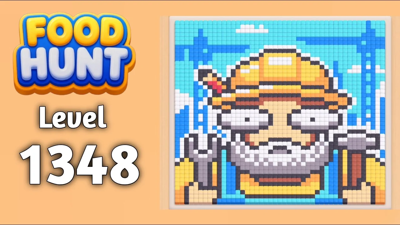 Food Hunt Level 1348 board layout
