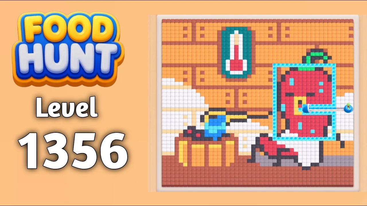 Food Hunt Level 1356 board layout