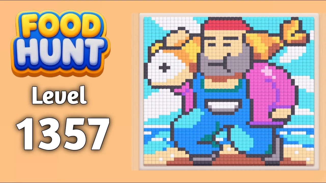 Food Hunt Level 1357 board layout
