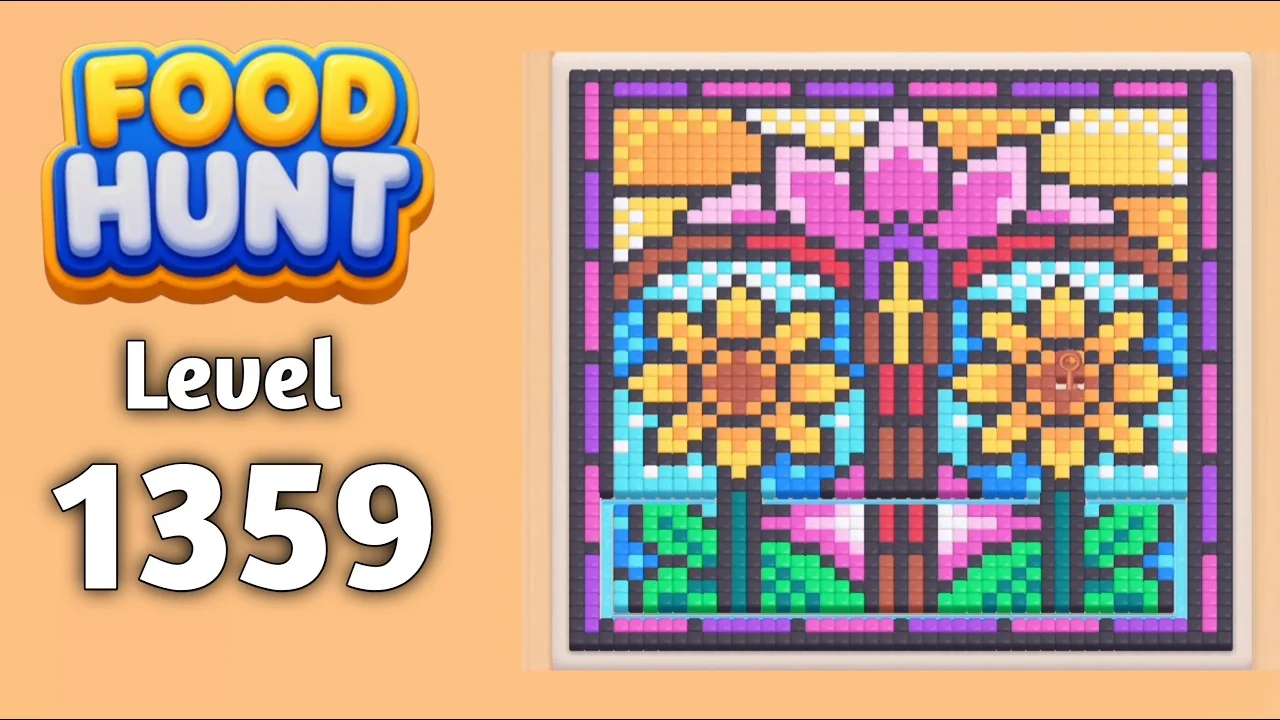 Food Hunt Level 1359 board layout
