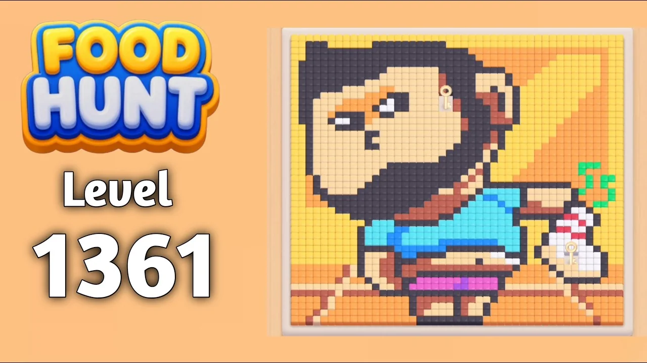 Food Hunt Level 1361 board layout