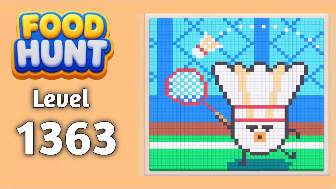 Food Hunt Level 1363 board layout