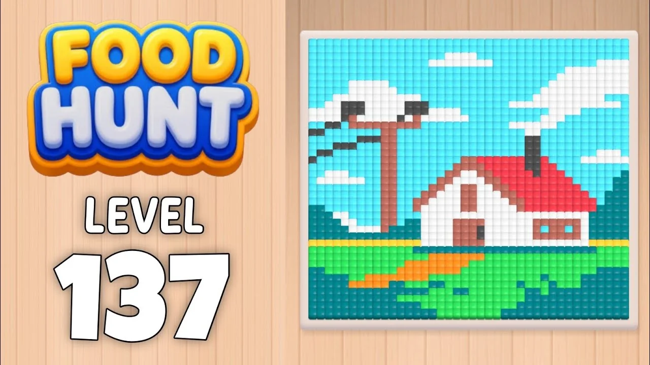 Food Hunt Level 137 board layout