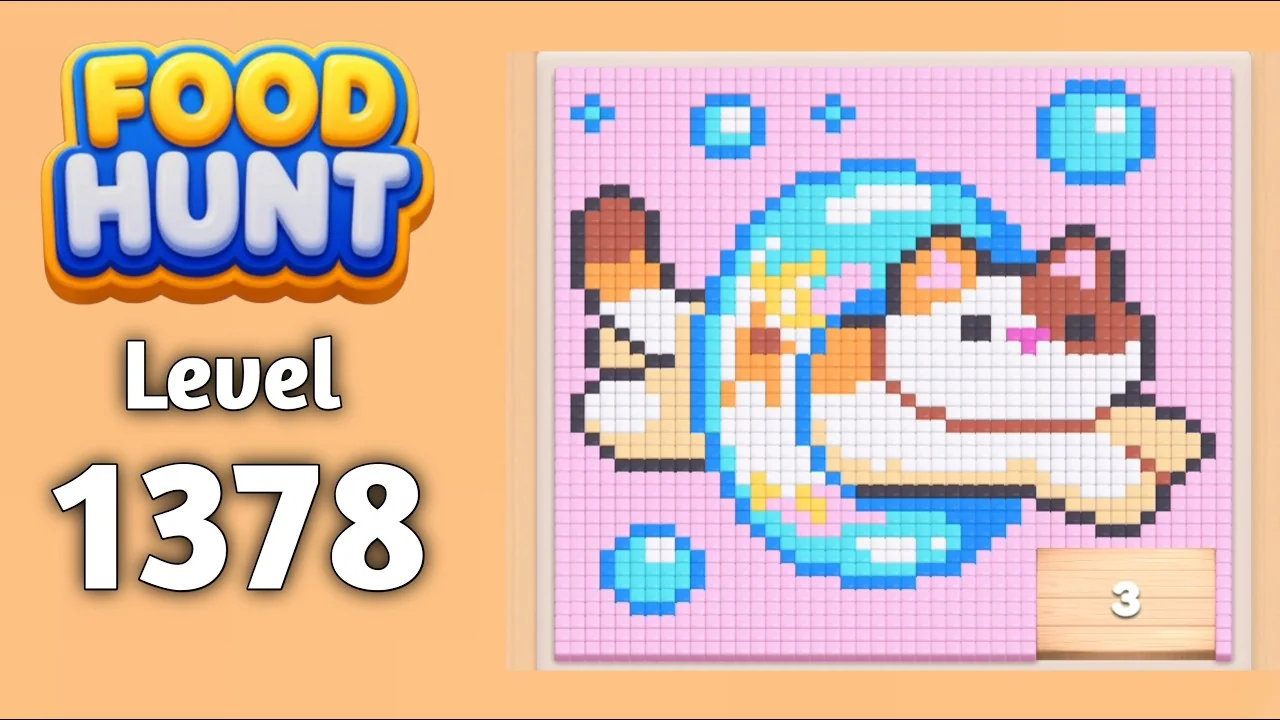 Food Hunt Level 1378 board