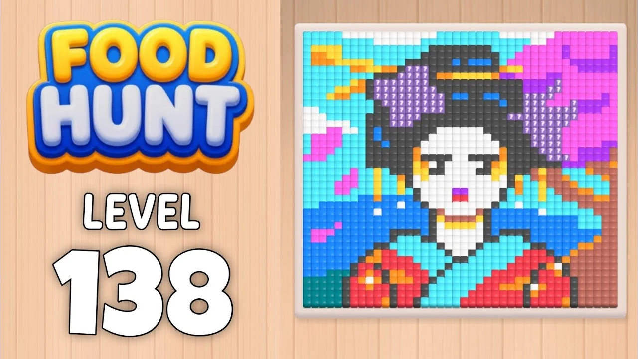 Food Hunt Level 138 board layout