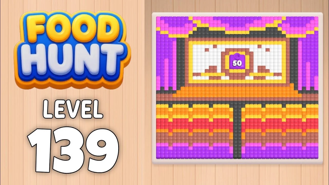 Food Hunt Level 139 board layout