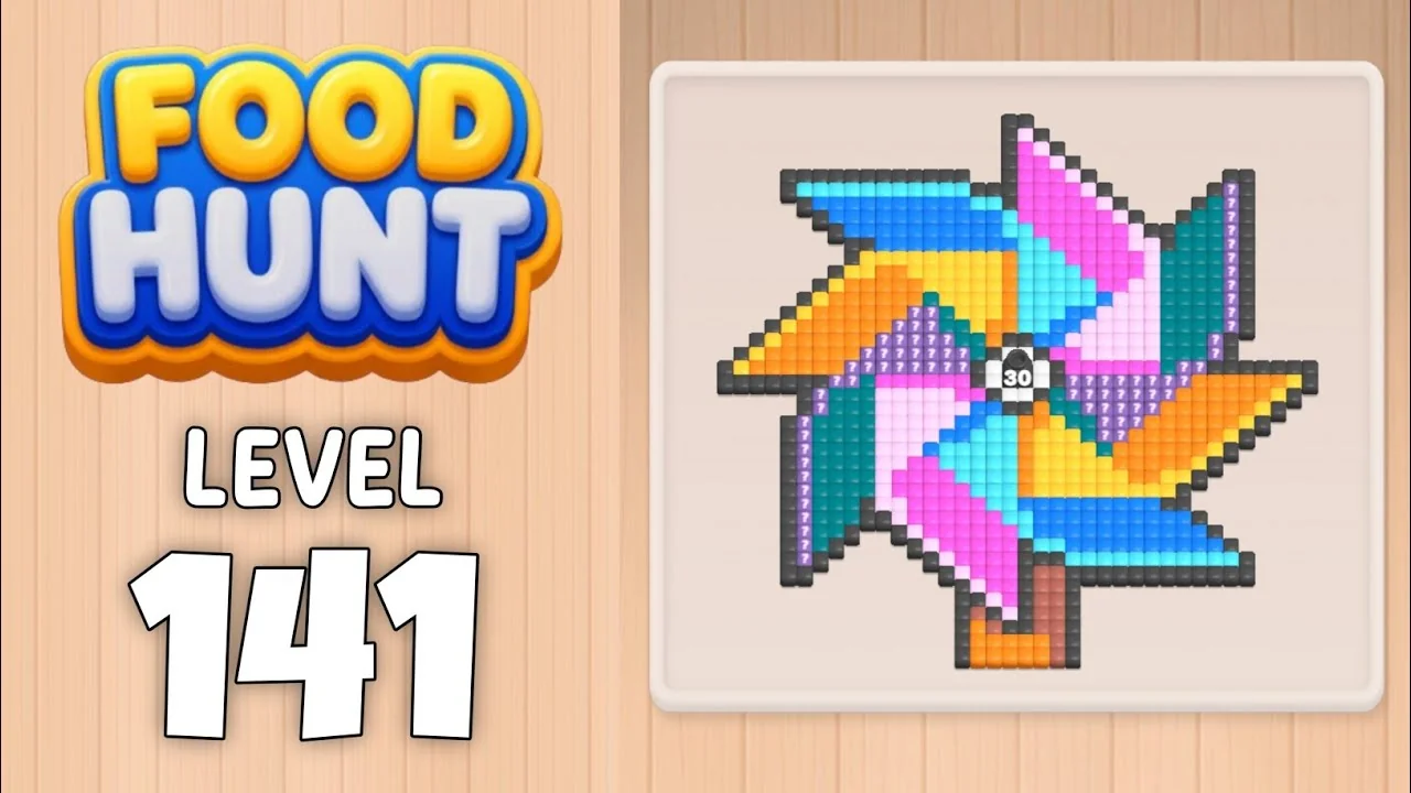 Food Hunt Level 141 board layout