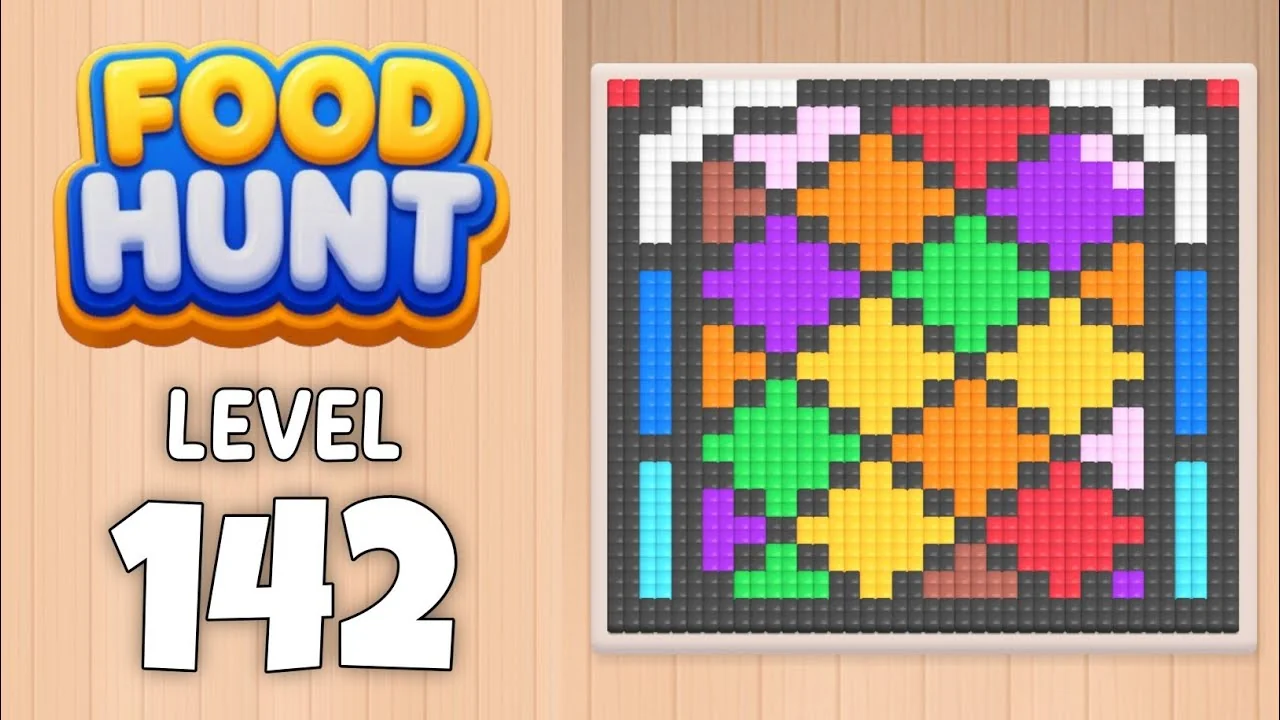 Food Hunt Level 142 board layout