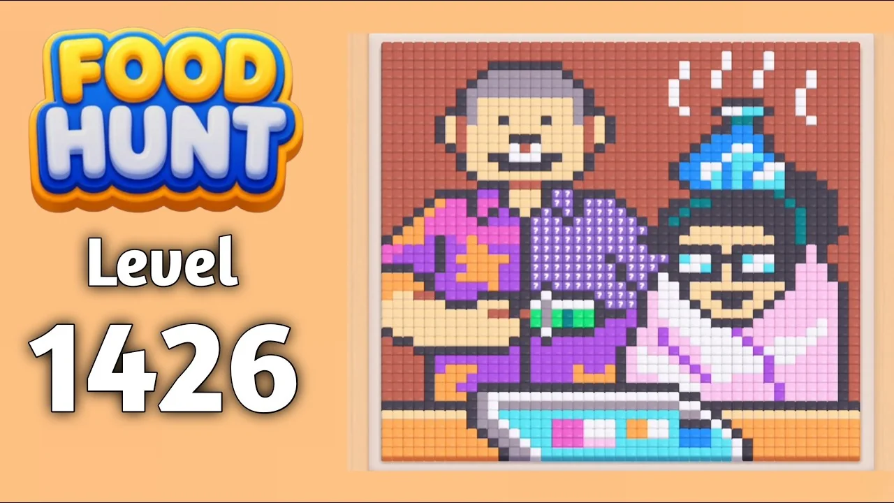 Food Hunt Level 1426 board layout