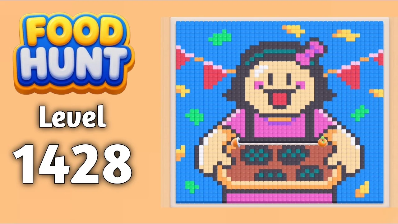 Food Hunt Level 1428 board layout