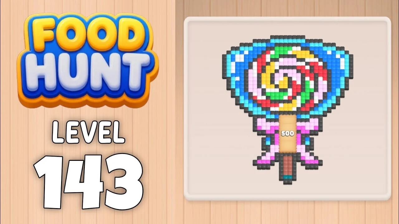 Food Hunt Level 143 board layout