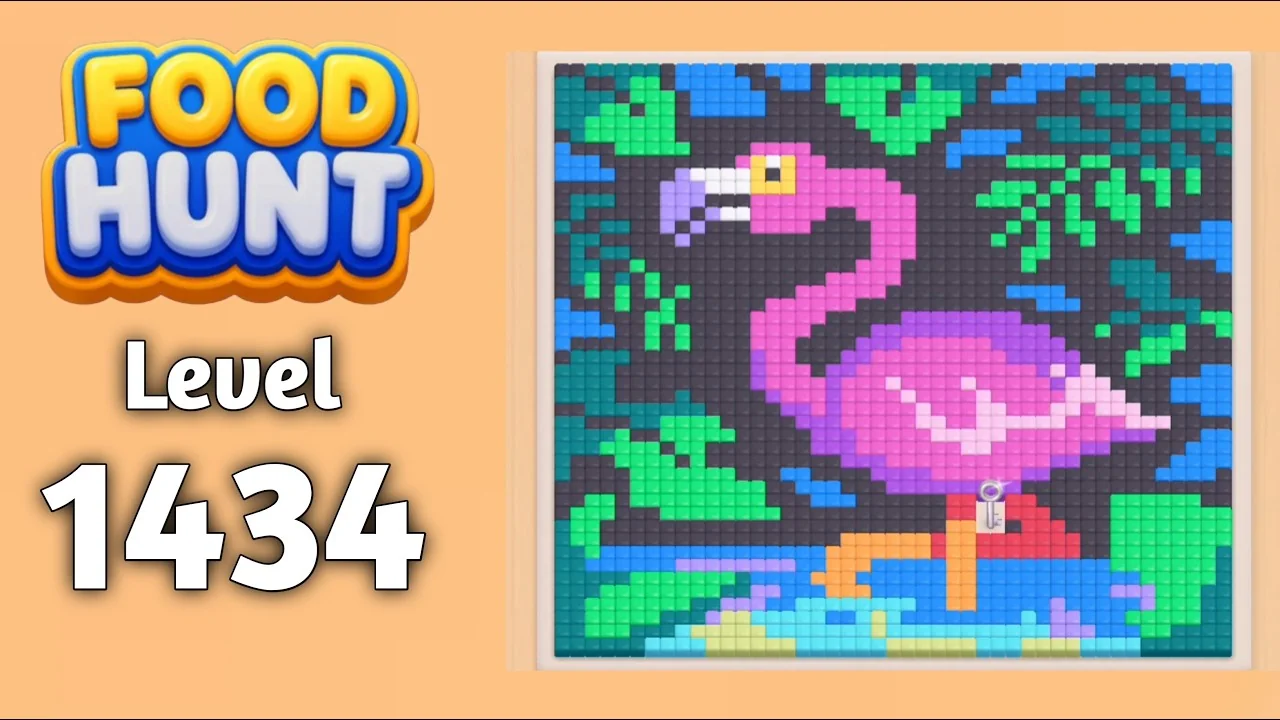 Food Hunt Level 1434 board layout