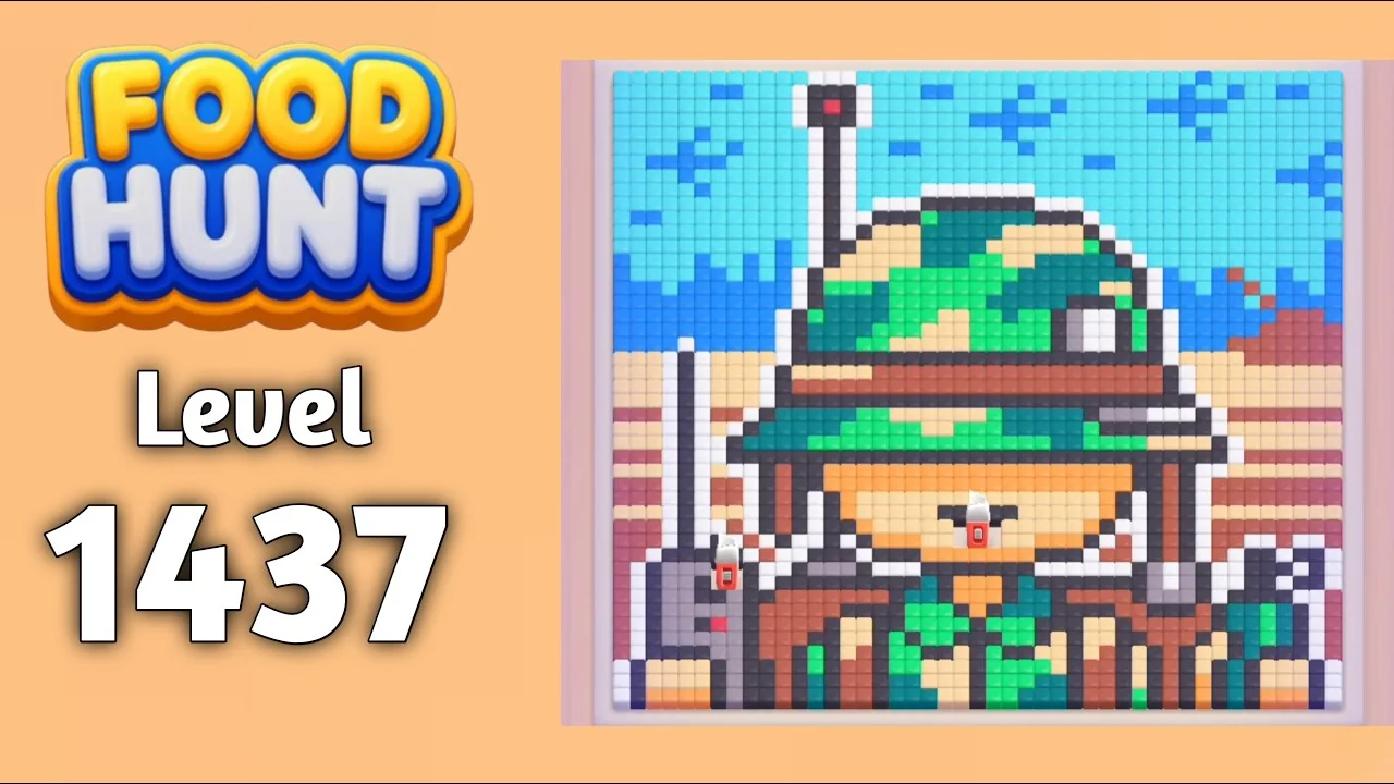 Food Hunt Level 1437 board layout