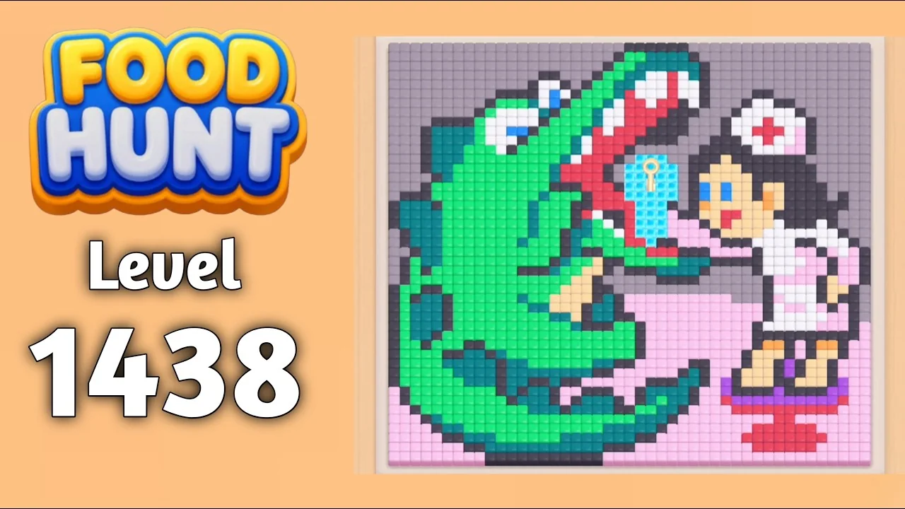 Food Hunt Level 1438 board layout