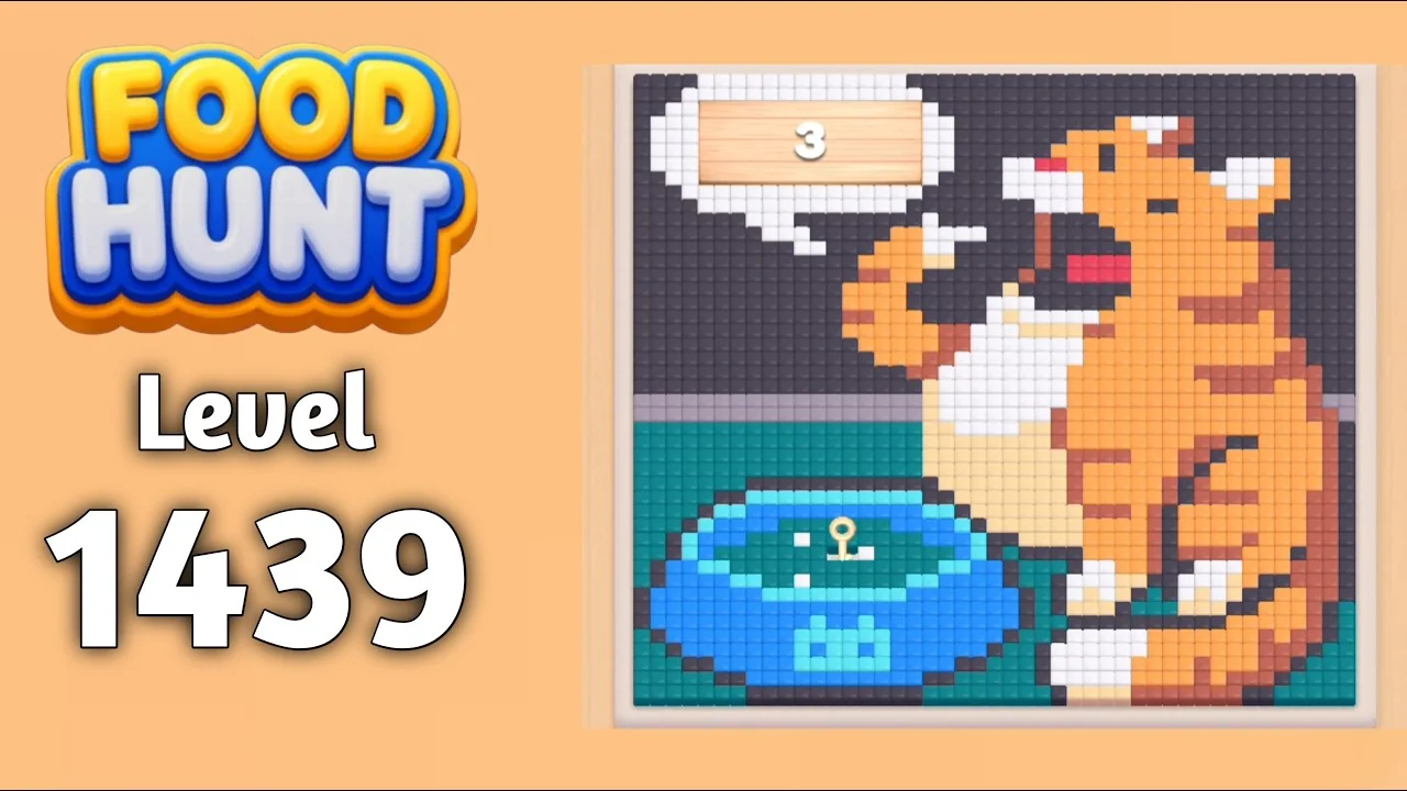 Food Hunt Level 1439 board layout