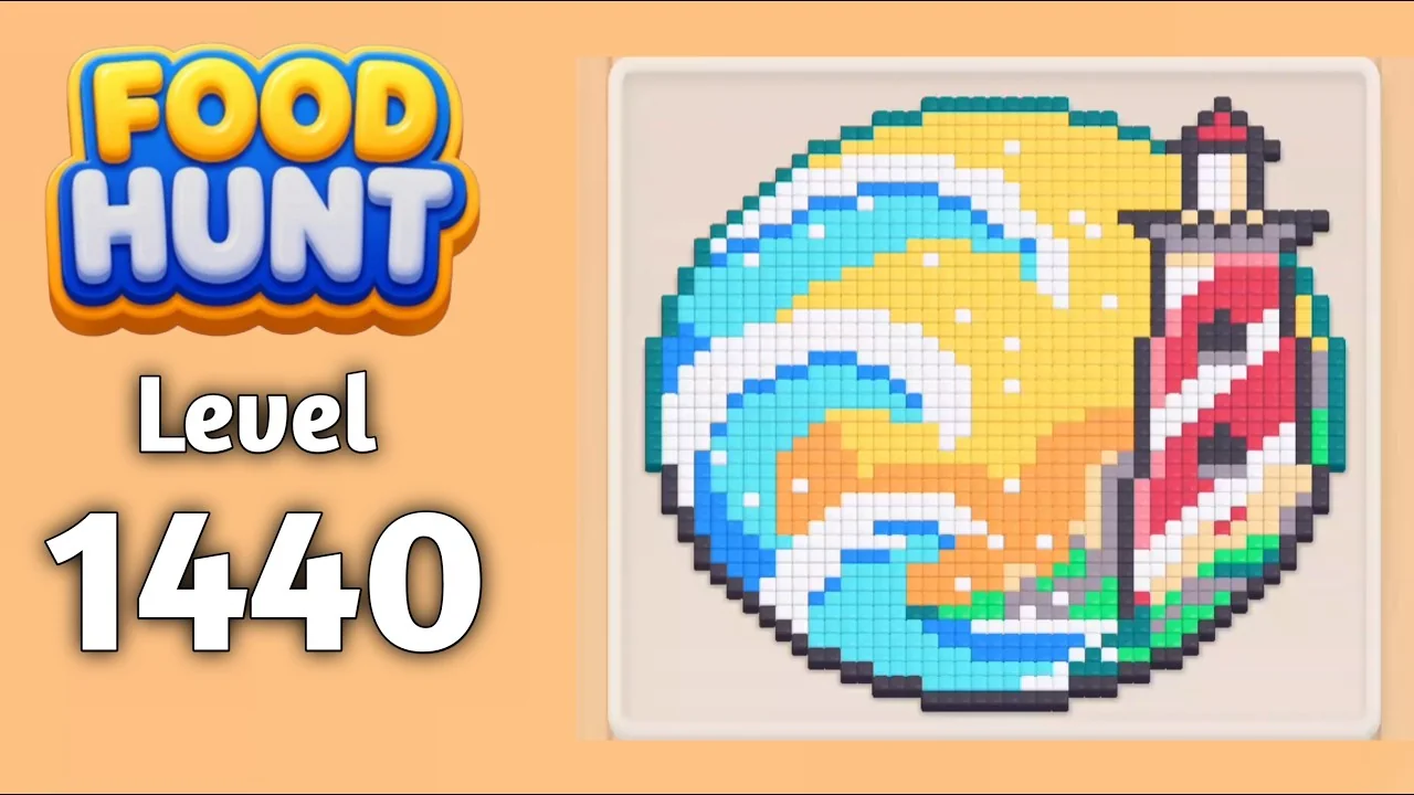 Food Hunt Level 1440 board layout