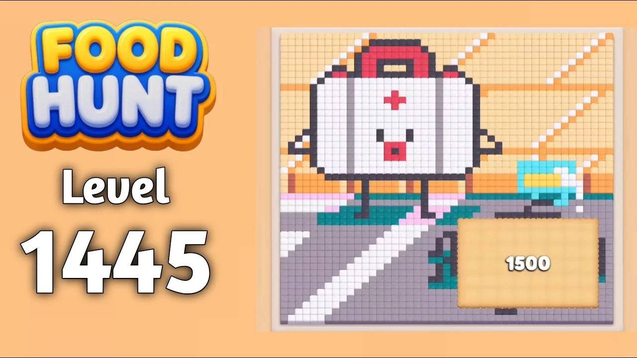 Food Hunt Level 1445 board